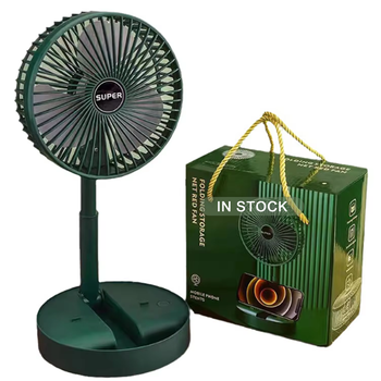 USB rechargeable portable telescopic fan